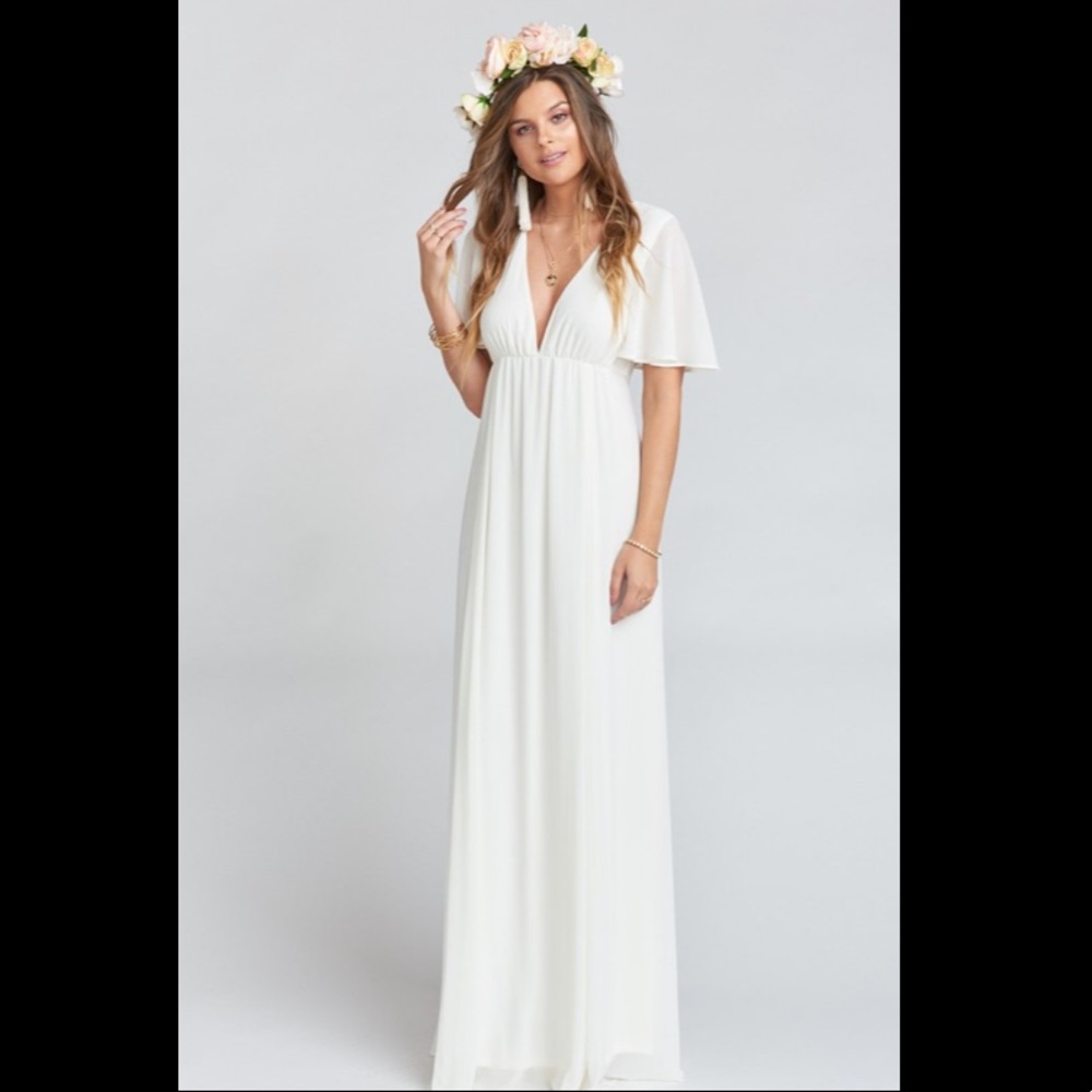 NWT Show Me Your Mumu Faye Flutter Maxi Dress, S